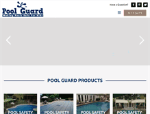 Tablet Screenshot of poolguardtexas.com